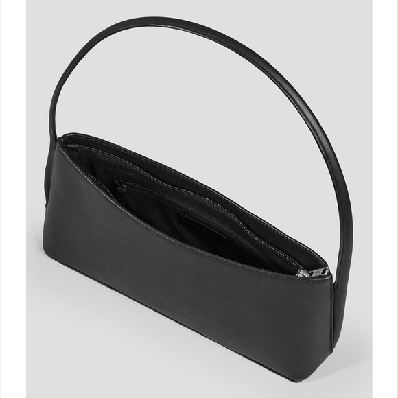 Vagabond Verona Black Leather Bag handbag purse minimal slim shoulder strap NWT - Picture 6 of 12